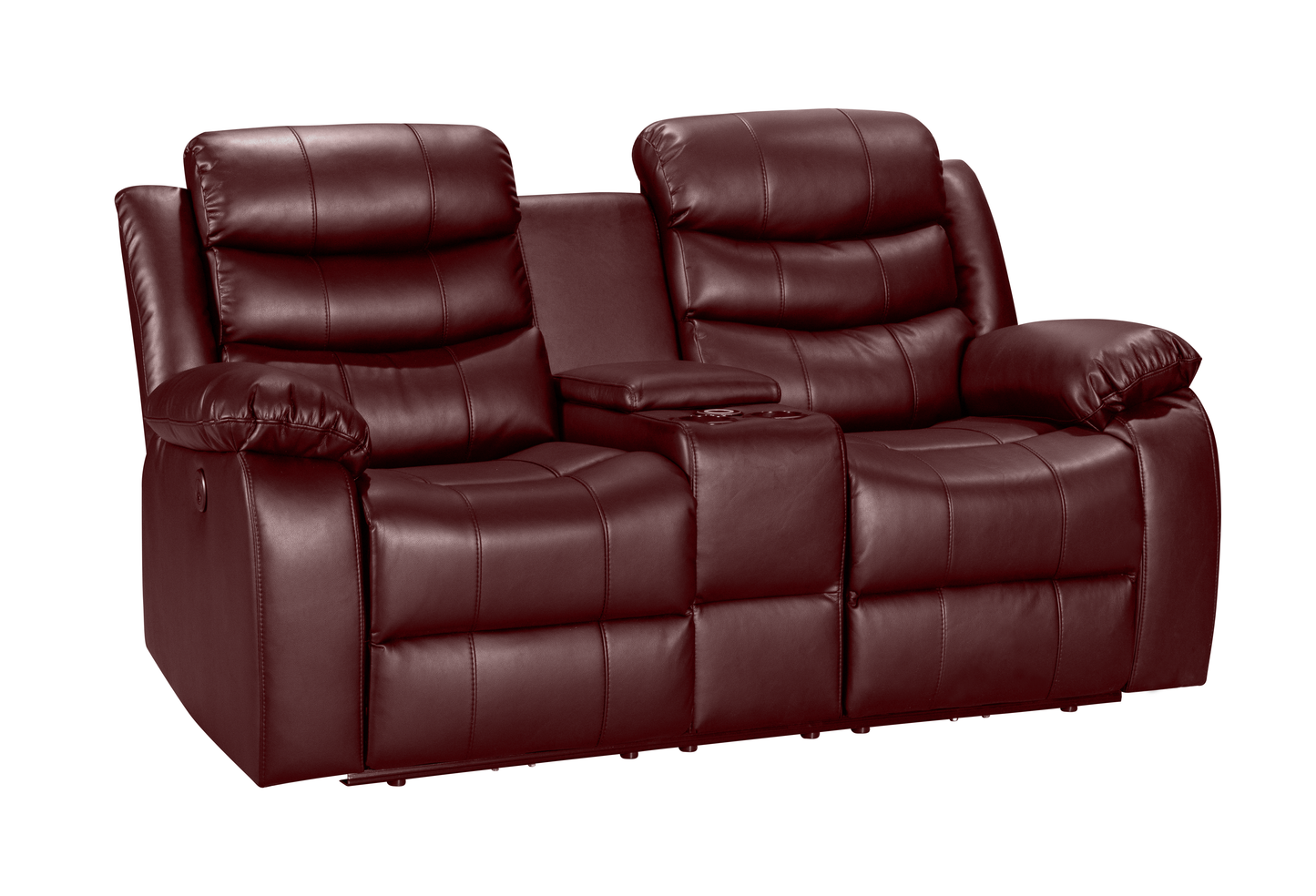 Roman Recliner - Dark Brown 2 Seater