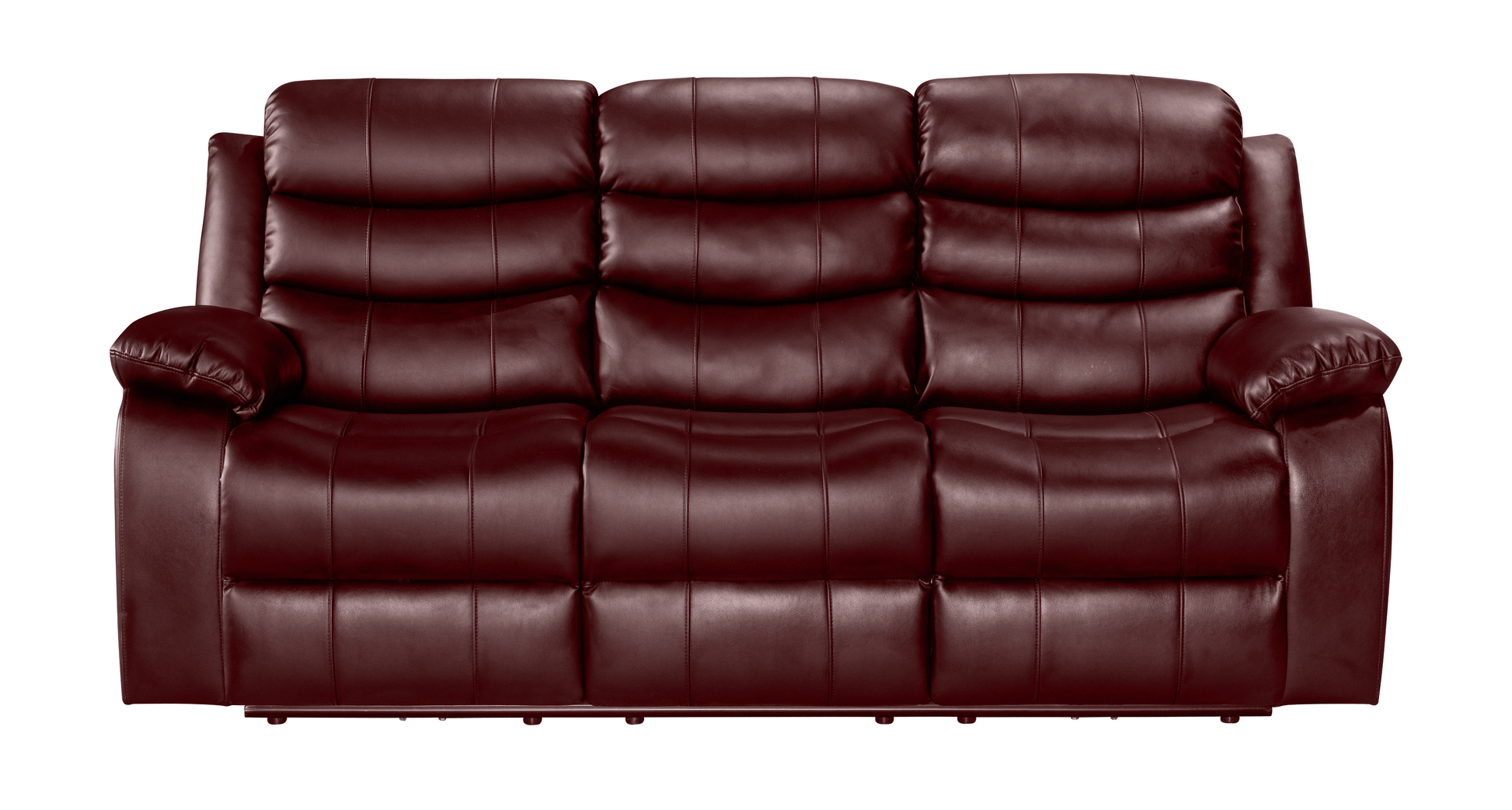 Roman Recliner - Dark Brown 3 Seater