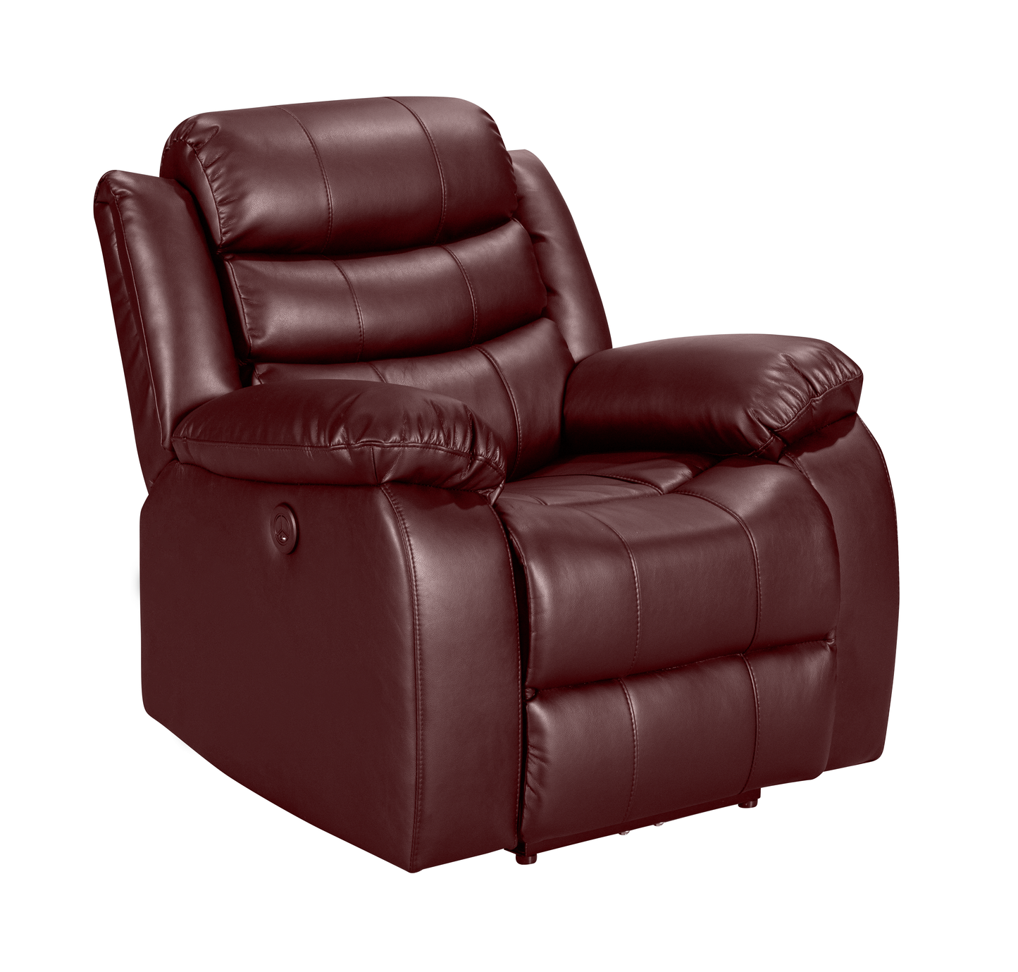 Roman Recliner - Dark Brown 1 Seater
