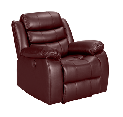 Roman Recliner - Dark Brown 1 Seater