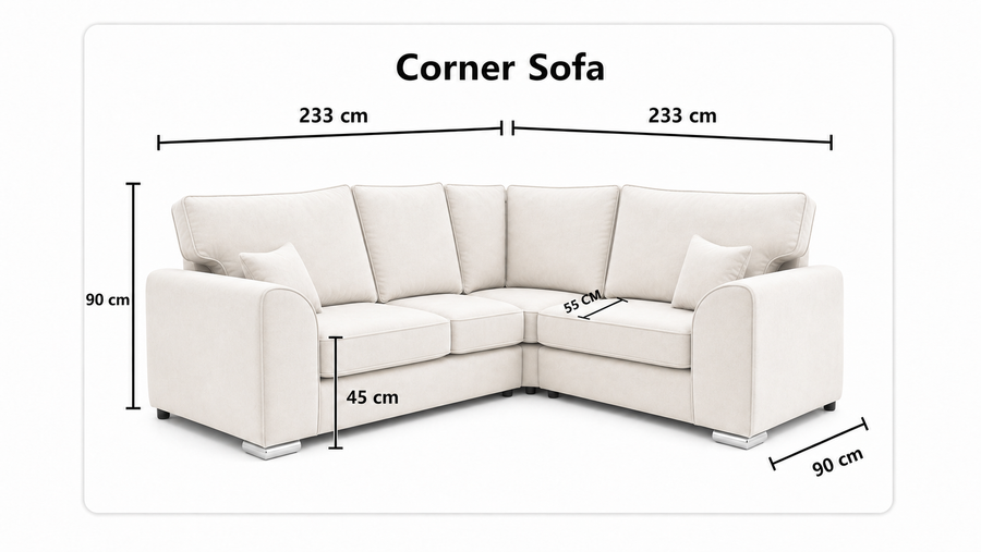 Dylan Corner Fullback dimensions