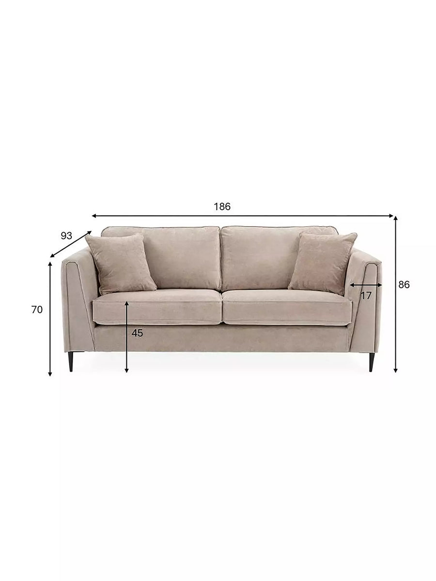 Elora 2 Seater Sofa dimensions