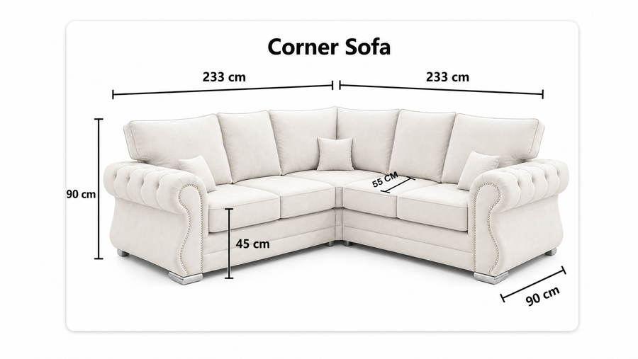 Falcon Corner Scatterback dimensions