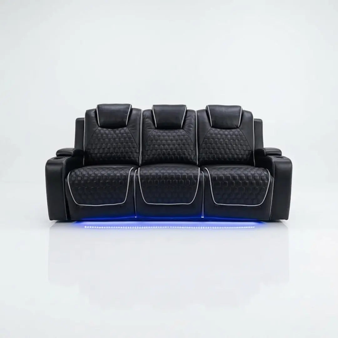 Infinity 3 + 2 Seater Electric Leather Recliner