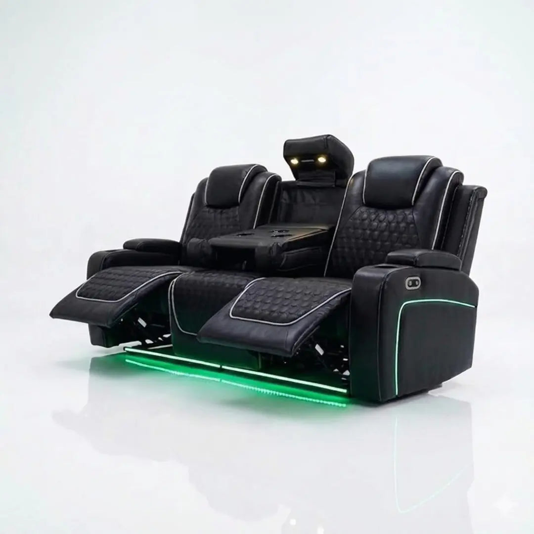 Infinity 3 + 2 Seater Electric Leather Recliner