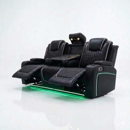 Infinity 3 + 2 Seater Electric Leather Recliner