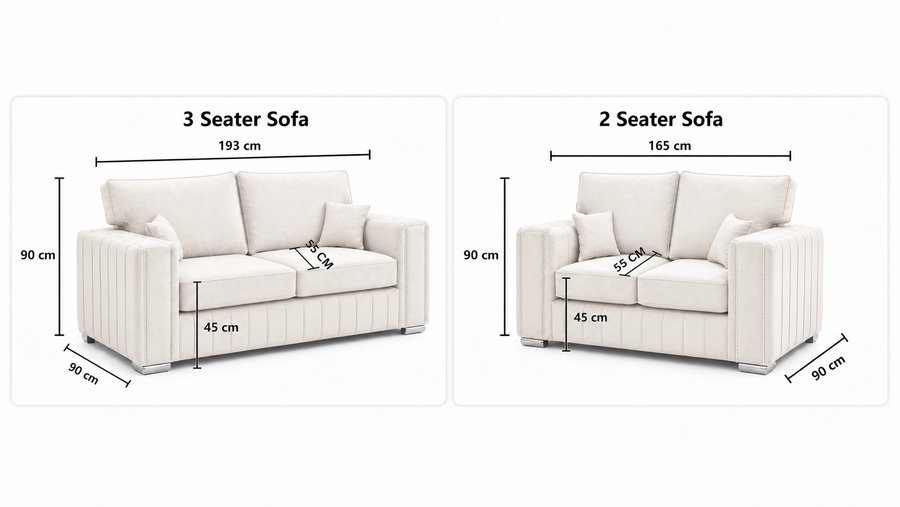 Layla 3+2 Scatterback dimensions