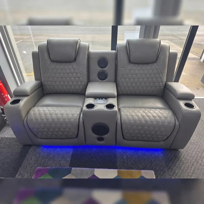 Infinity 3 + 2 Seater Electric Leather Recliner
