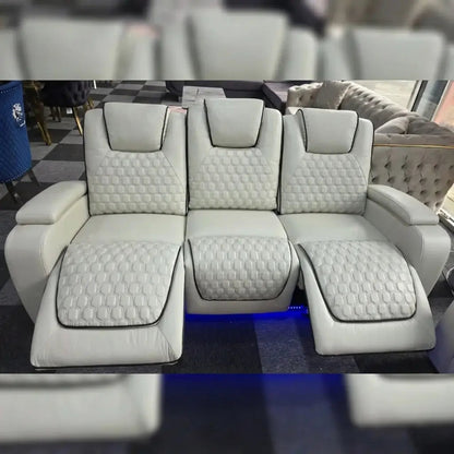 Infinity 3 + 2 Seater Electric Leather Recliner