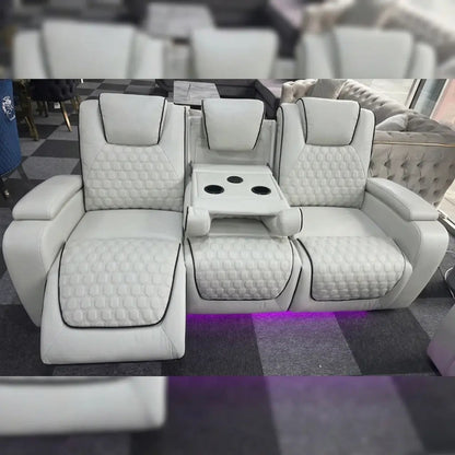 Infinity 3 + 2 Seater Electric Leather Recliner