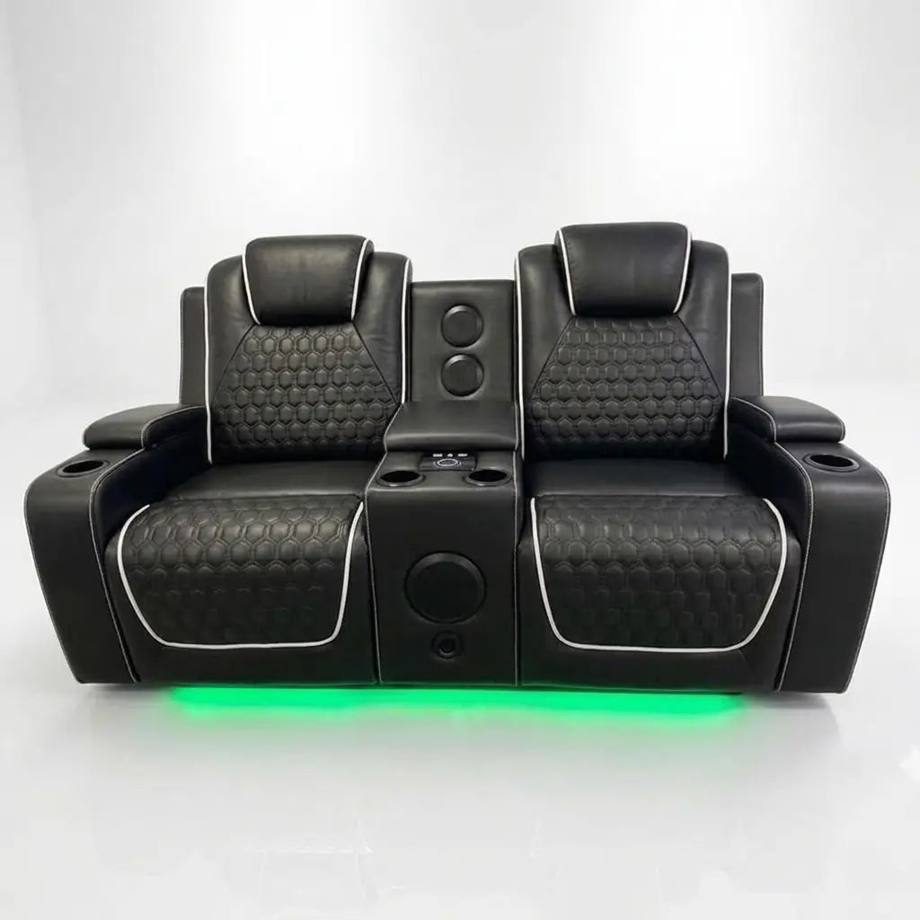 Infinity 3 + 2 Seater Electric Leather Recliner