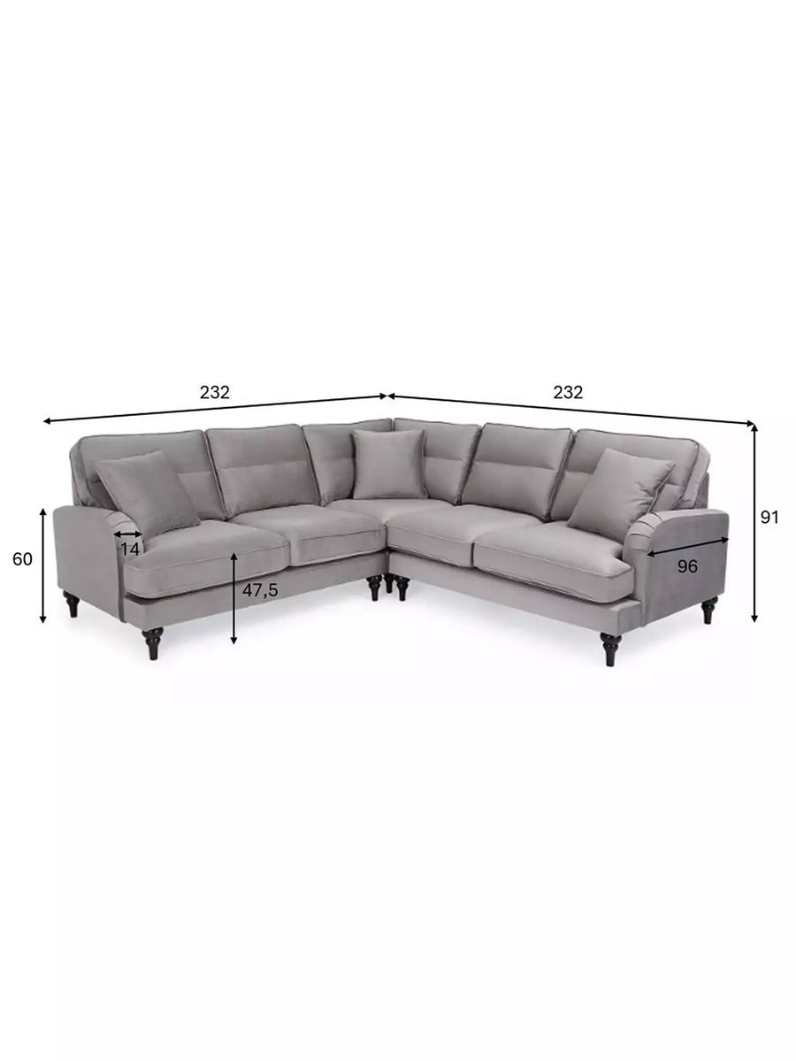 Montera Corner Sofa dimensions