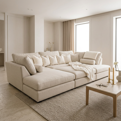 Serenova Cinema Sofa with Footstool