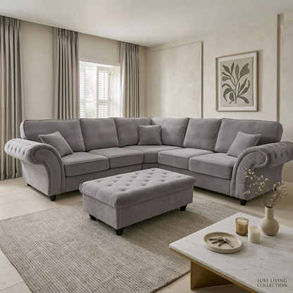 Rivello Corner Sofa with Footstool