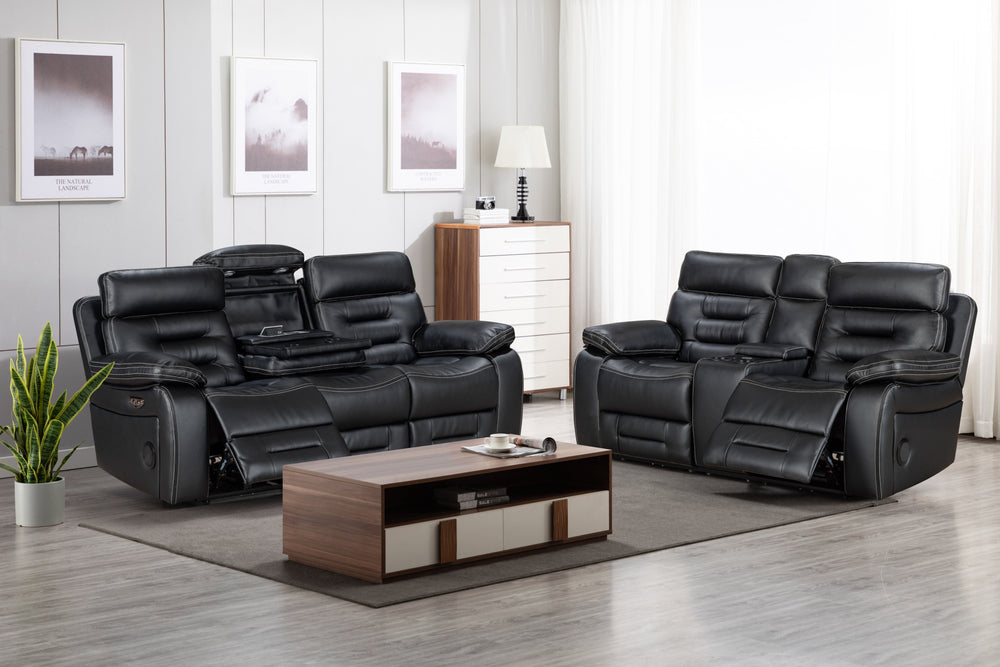 Omanto - 2 Seater - Leather Recliner