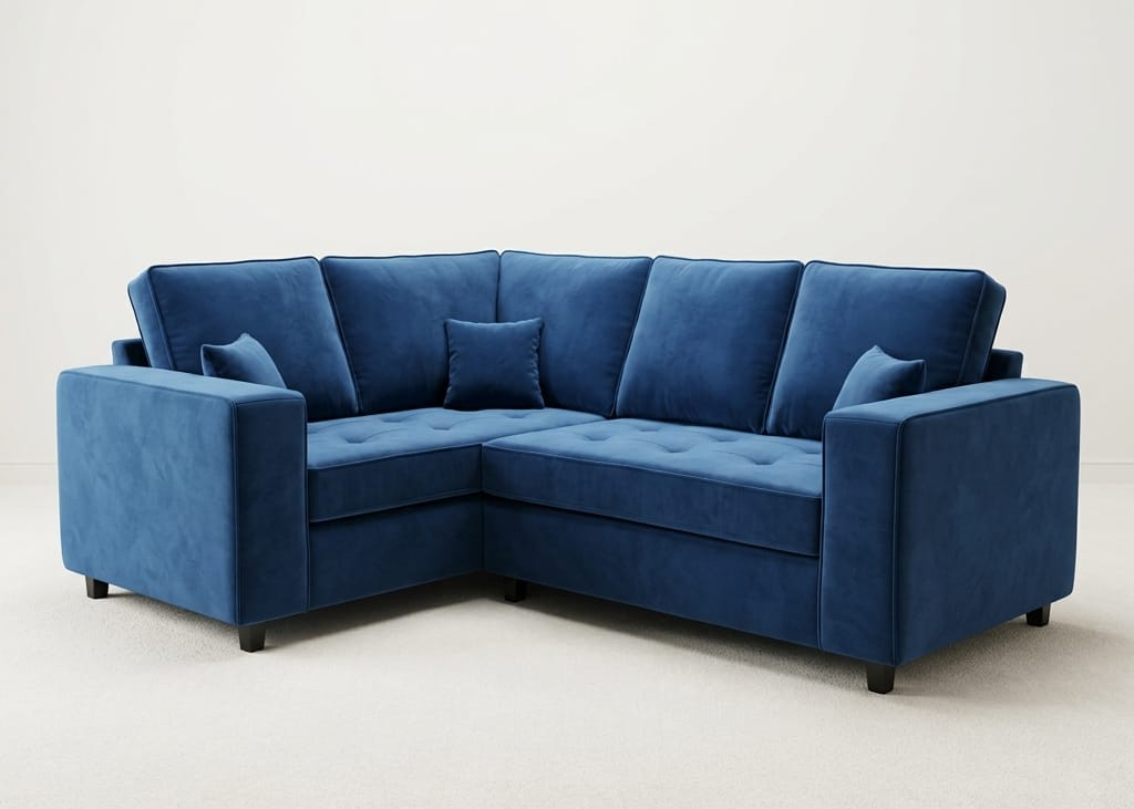 Orion Velvet Corner Sofa 2C1-2