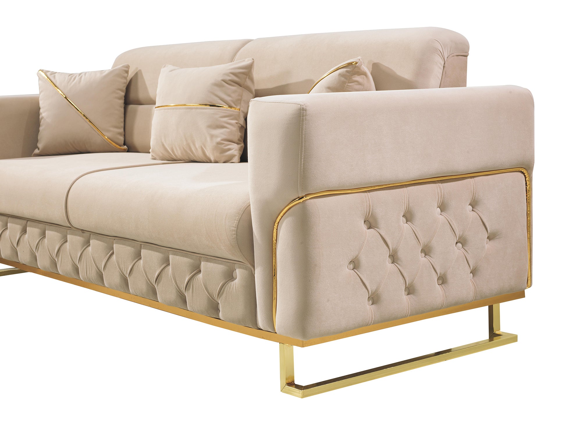 Parma-3-Seater-Gold-Side