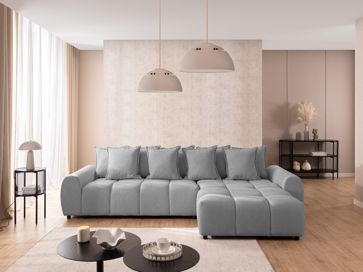 Albane Corner Facing Left L - Shape Sofa