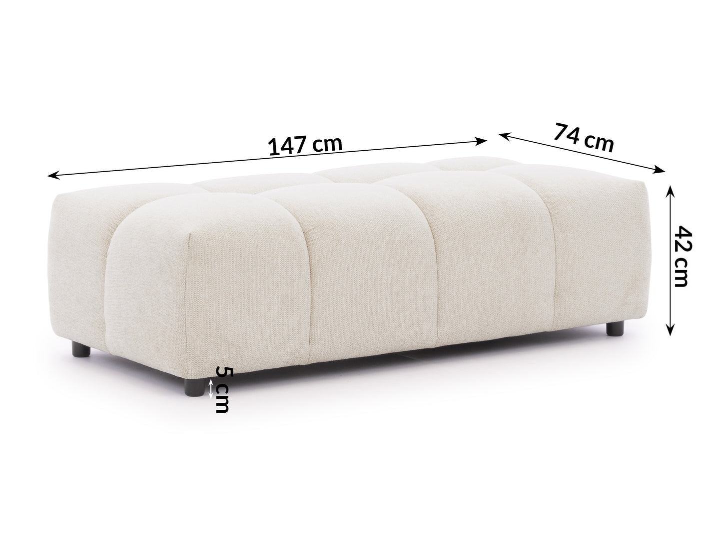 Albane Corner Facing Left L - Shape Sofa