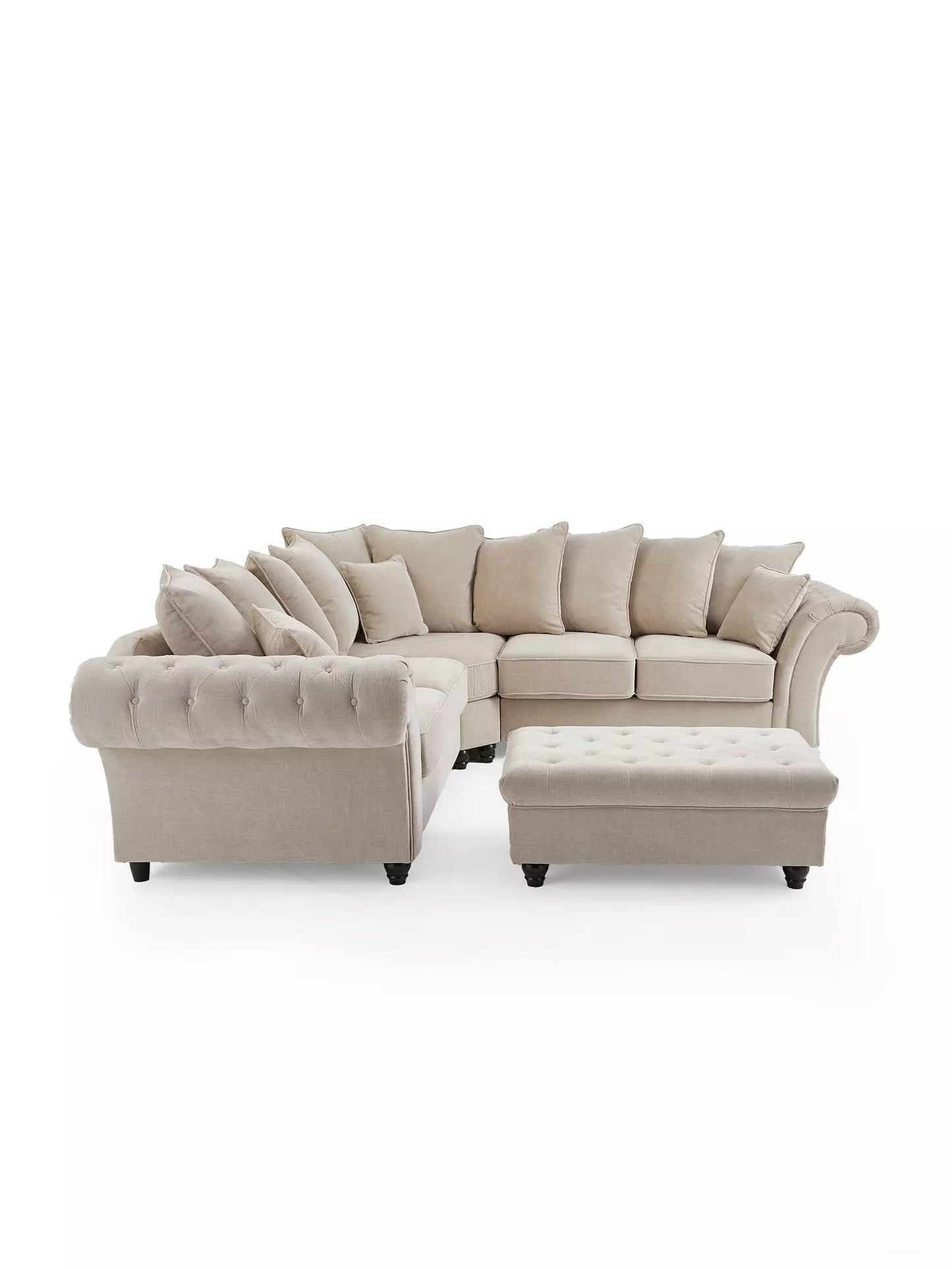 Rivello Scatterback Corner Sofa with Footstool