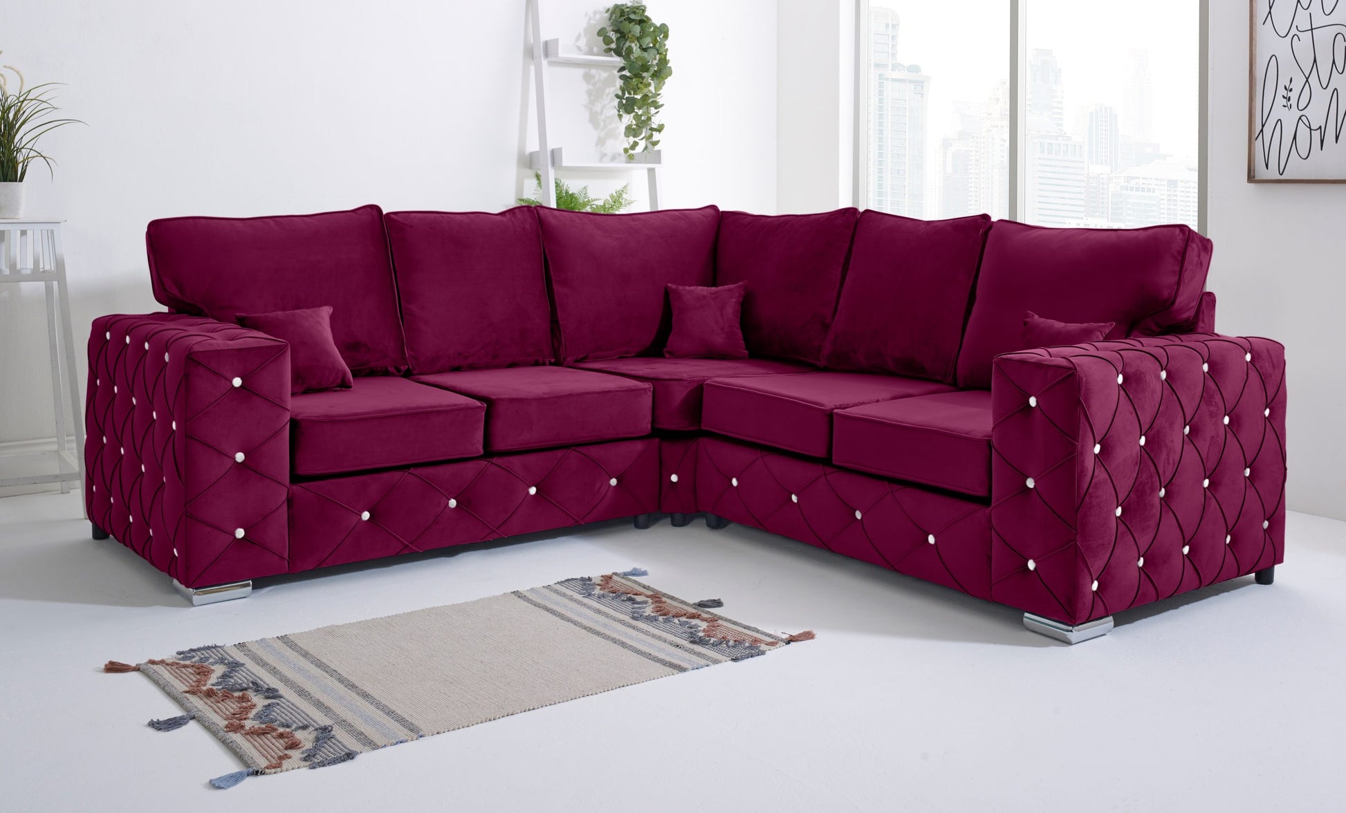 SOFA WORLD 2956311384-CLARET