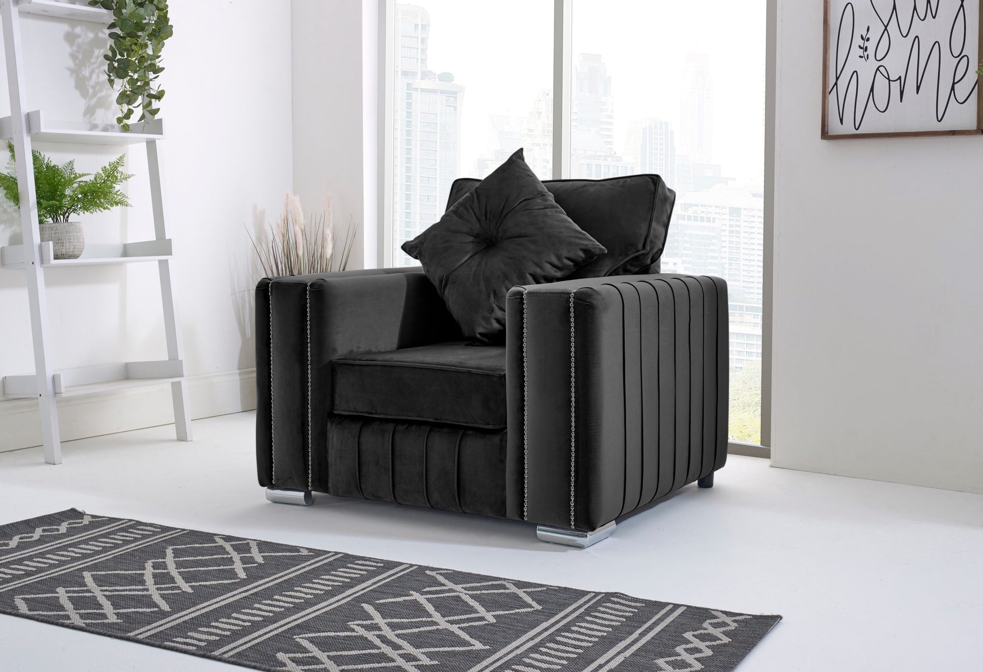 SOFA WORLD 2956311401-EBONY