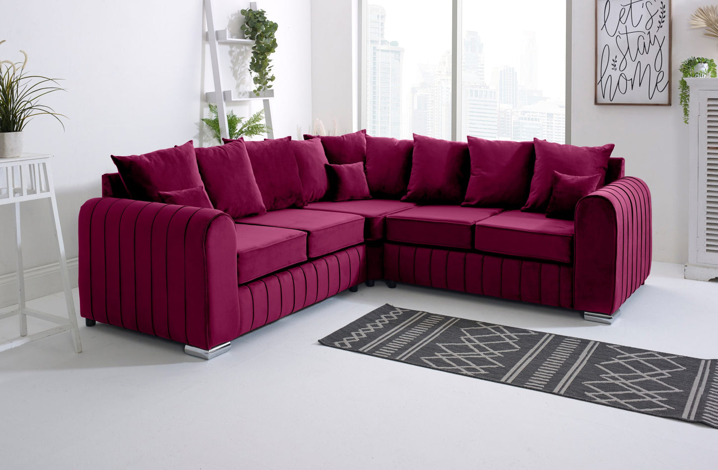 SOFA WORLD 2956311405-CLARET