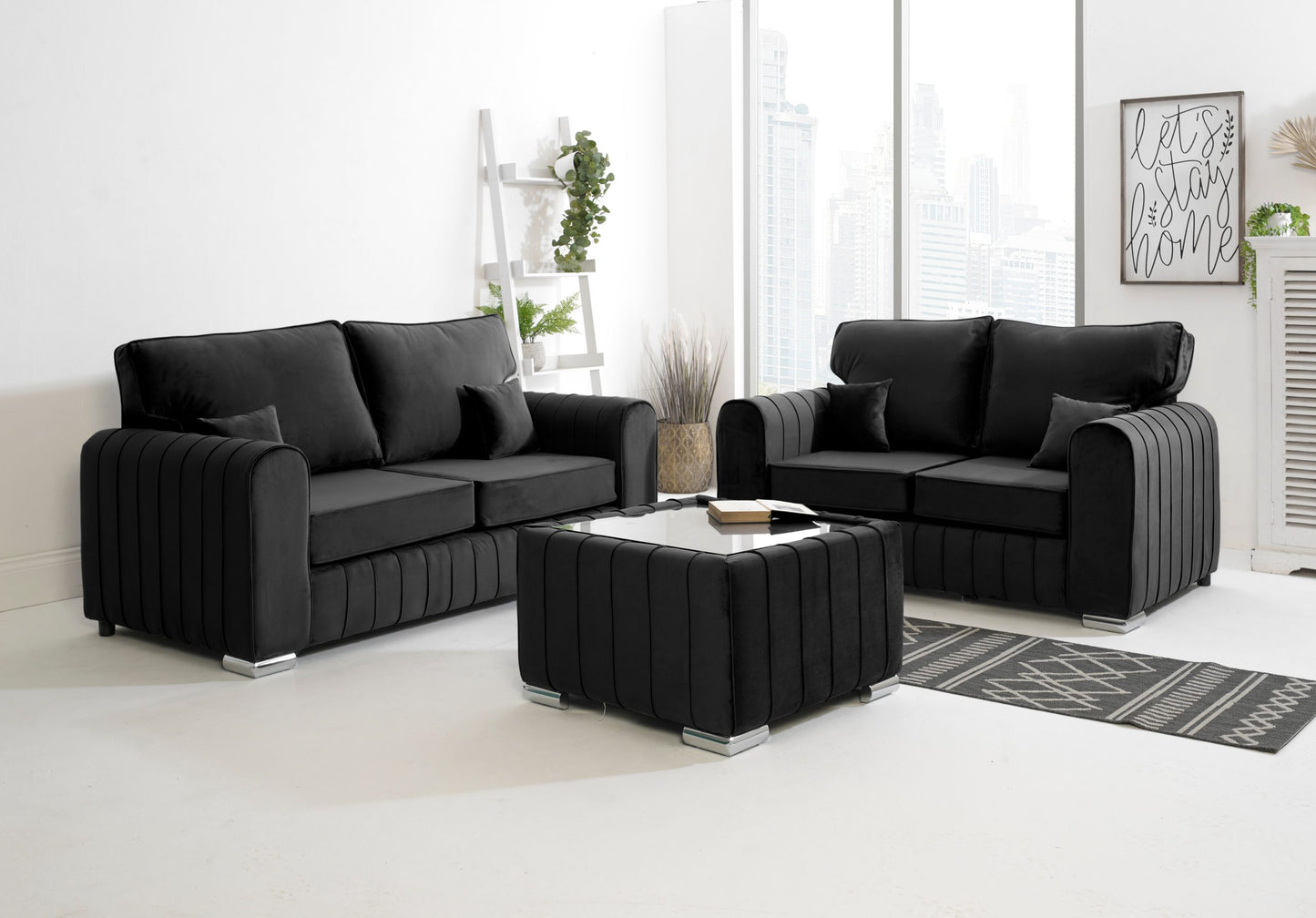 SOFA WORLD 2956311420-EBONY