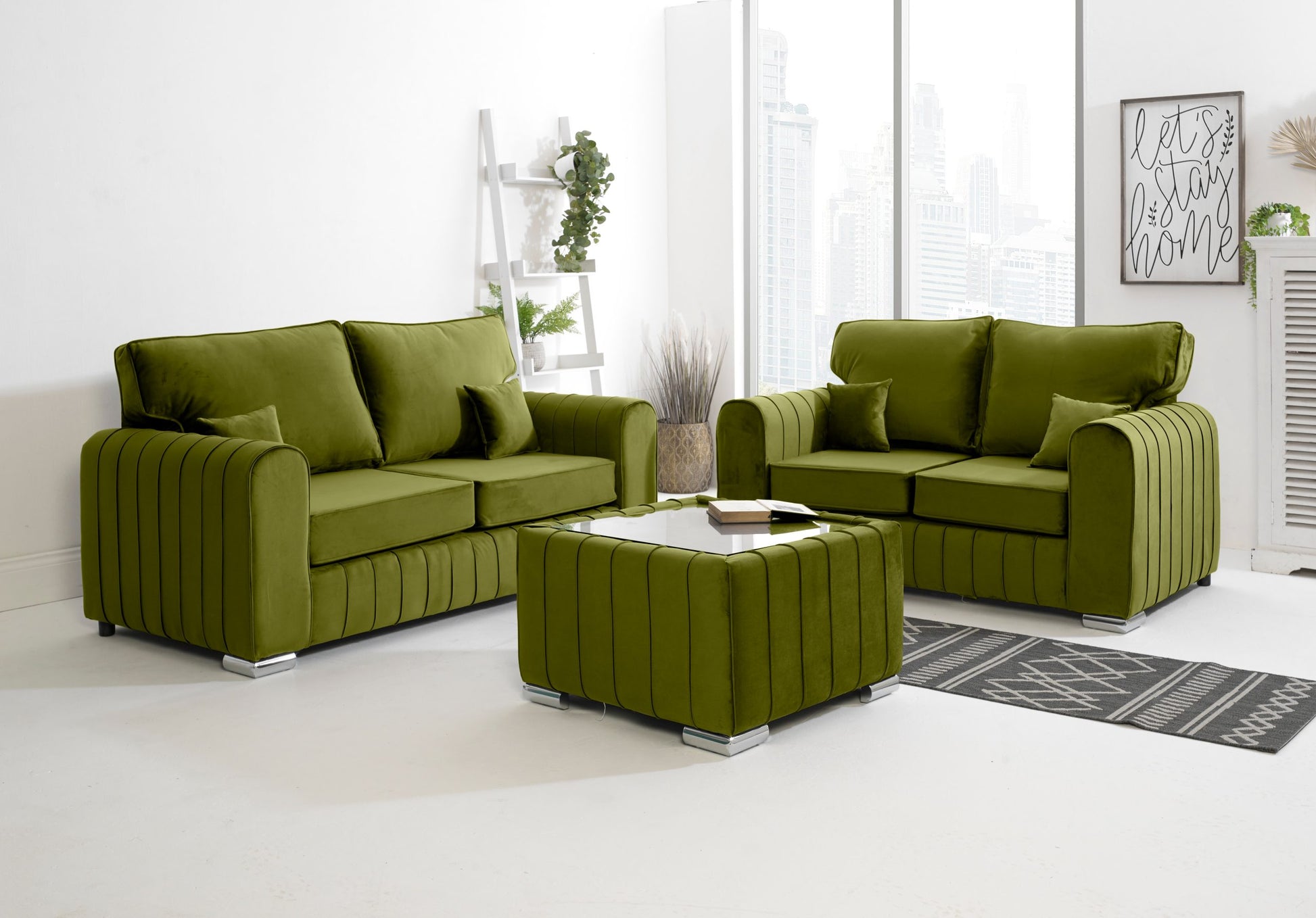 SOFA WORLD 2956311420-OLIVE