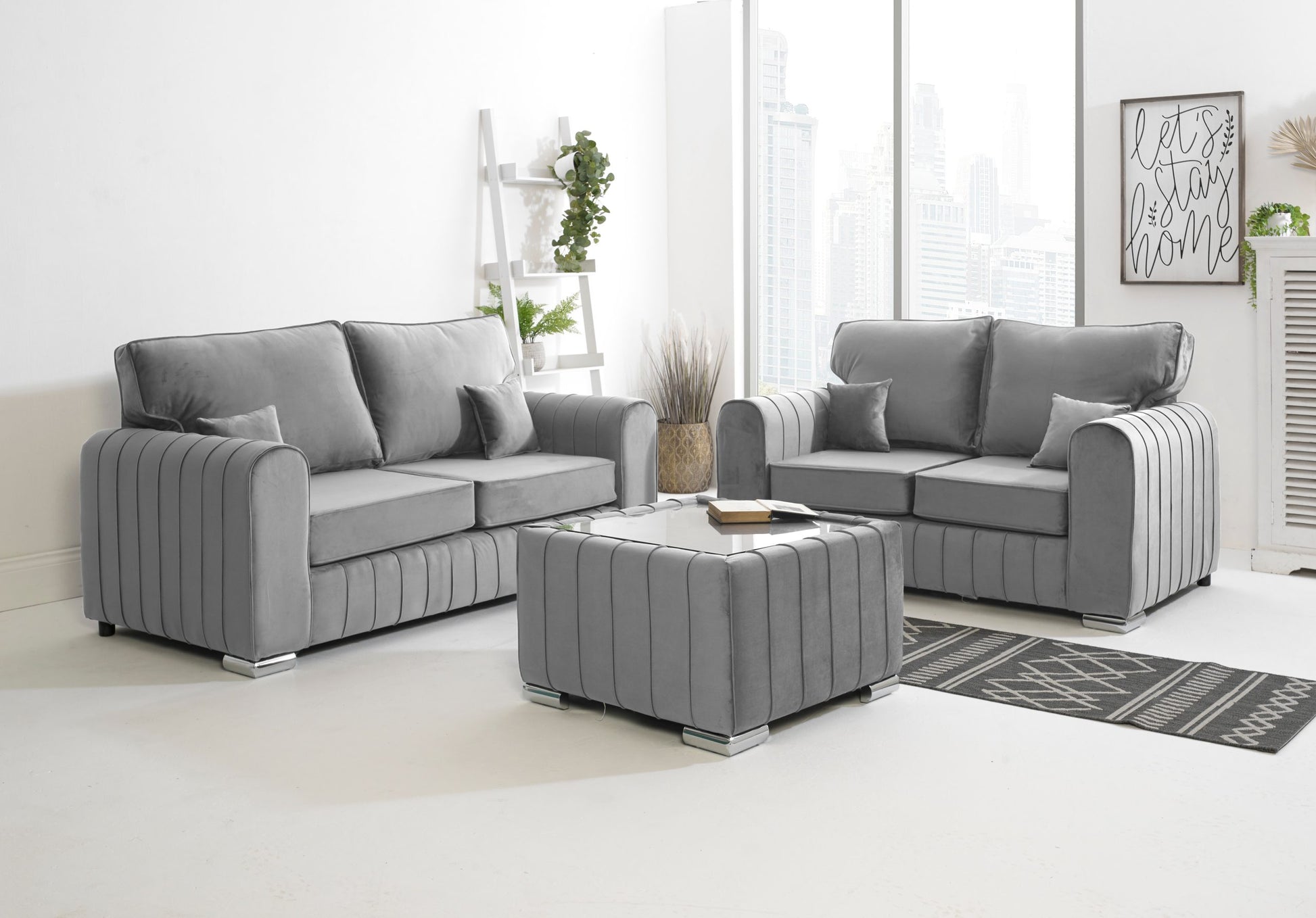 SOFA WORLD 2956311420-SILVER