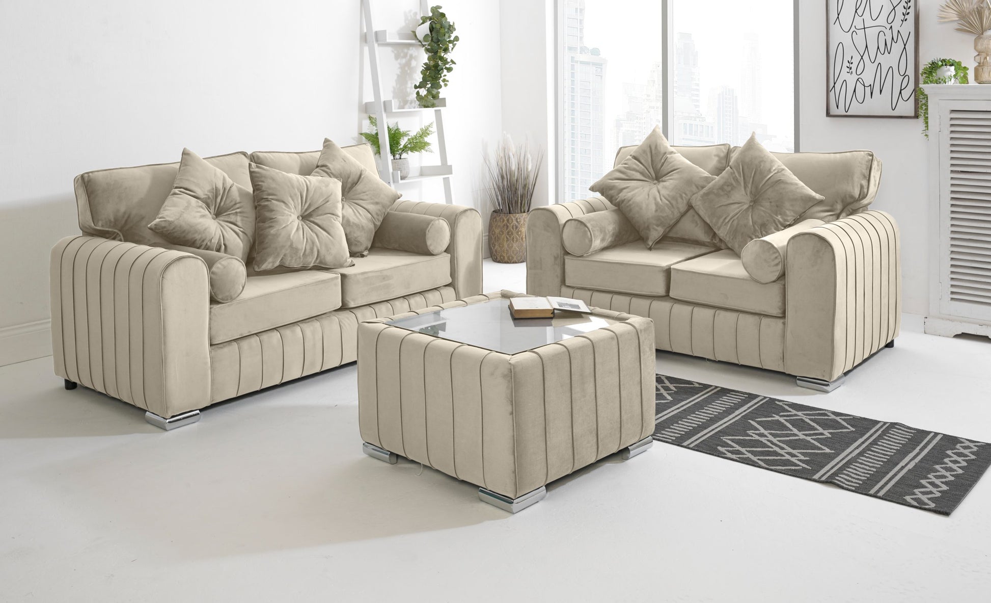 SOFA WORLD 2956311422-CREAM