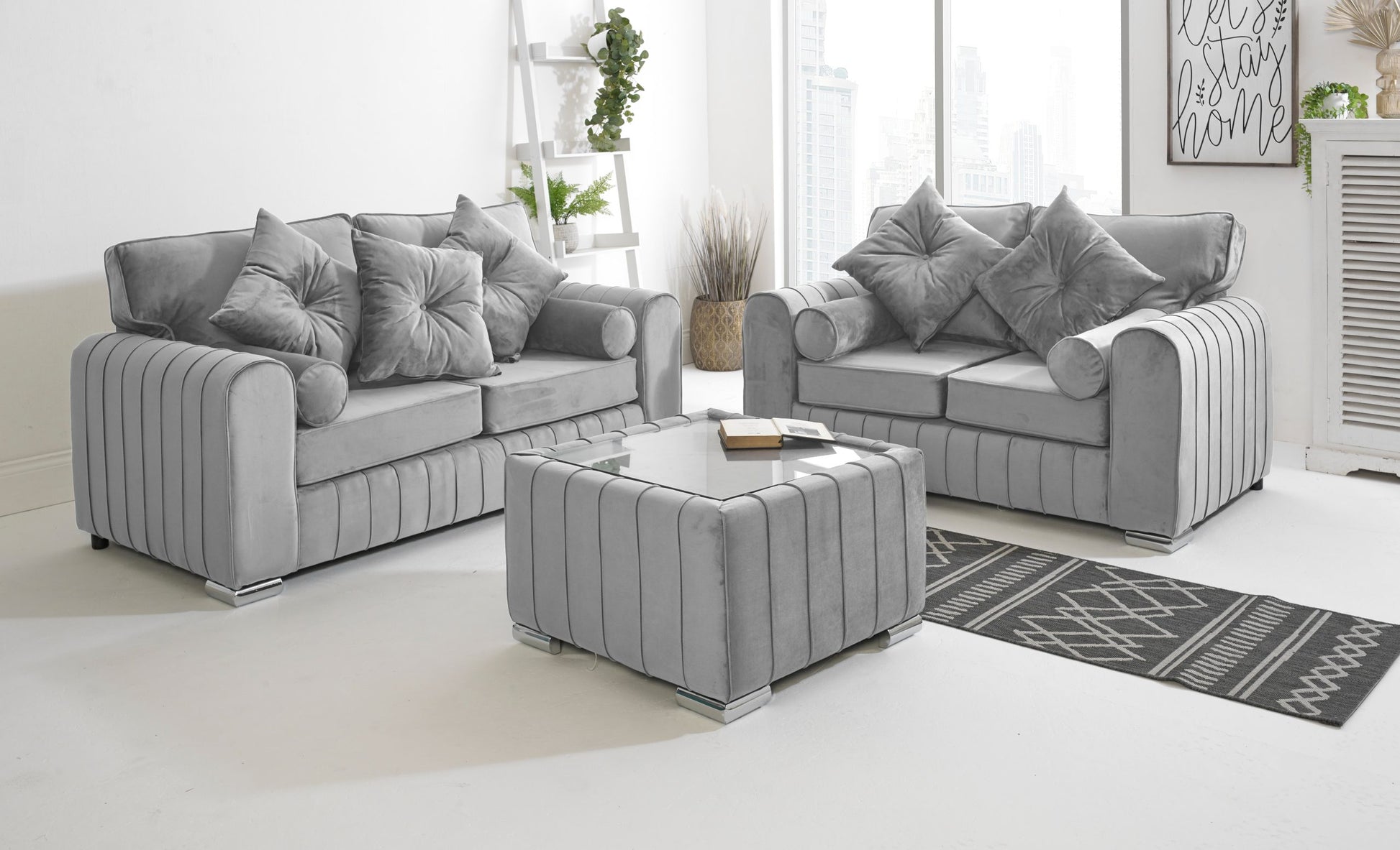 SOFA WORLD 2956311422-SILVER