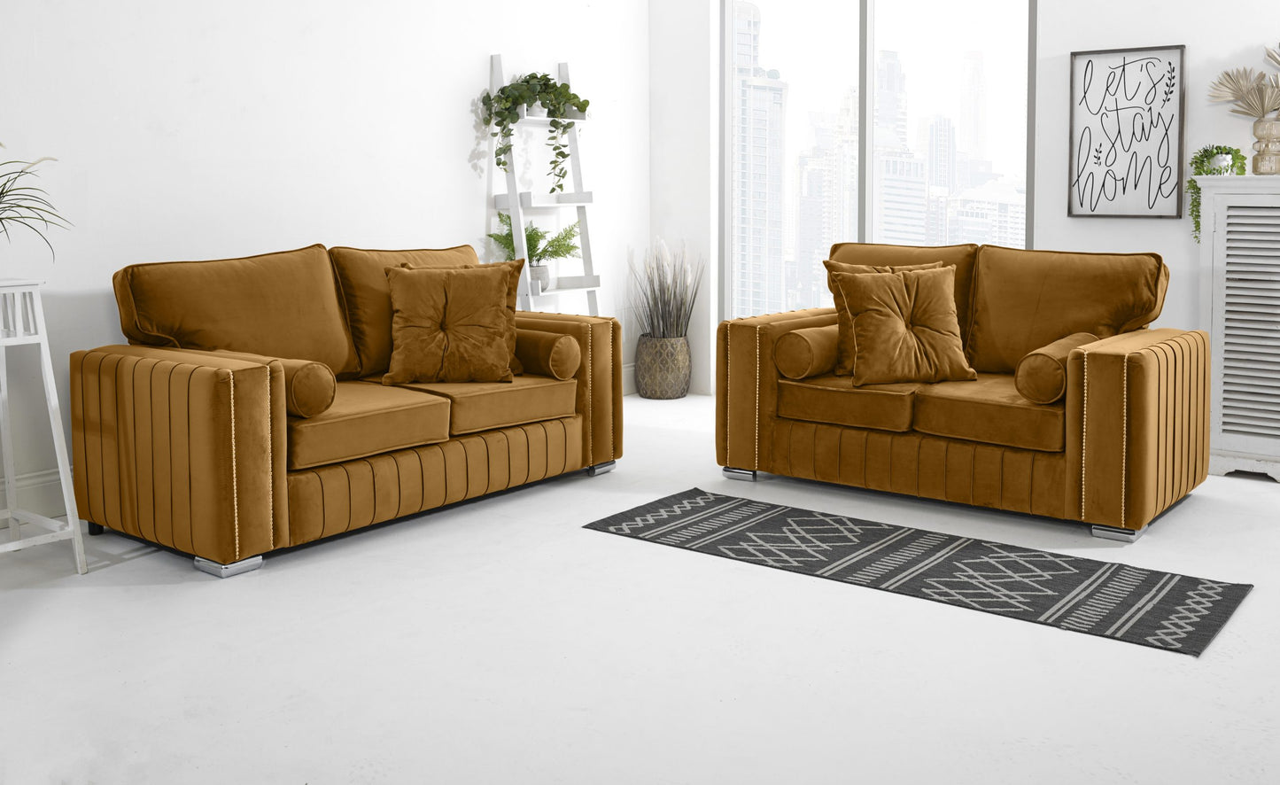 SOFA WORLD 2956311439-BURNT ORANGE