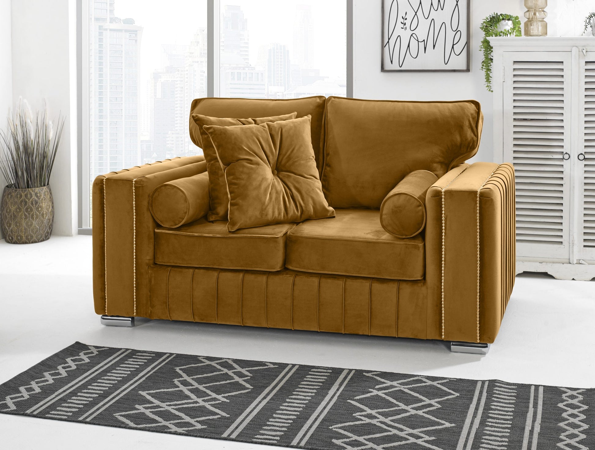 SOFA WORLD 2956311441-BURNT ORANGE