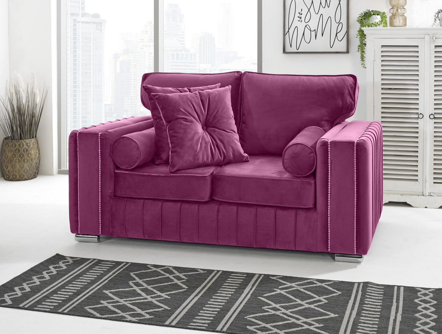 SOFA WORLD 2956311441-CERISE