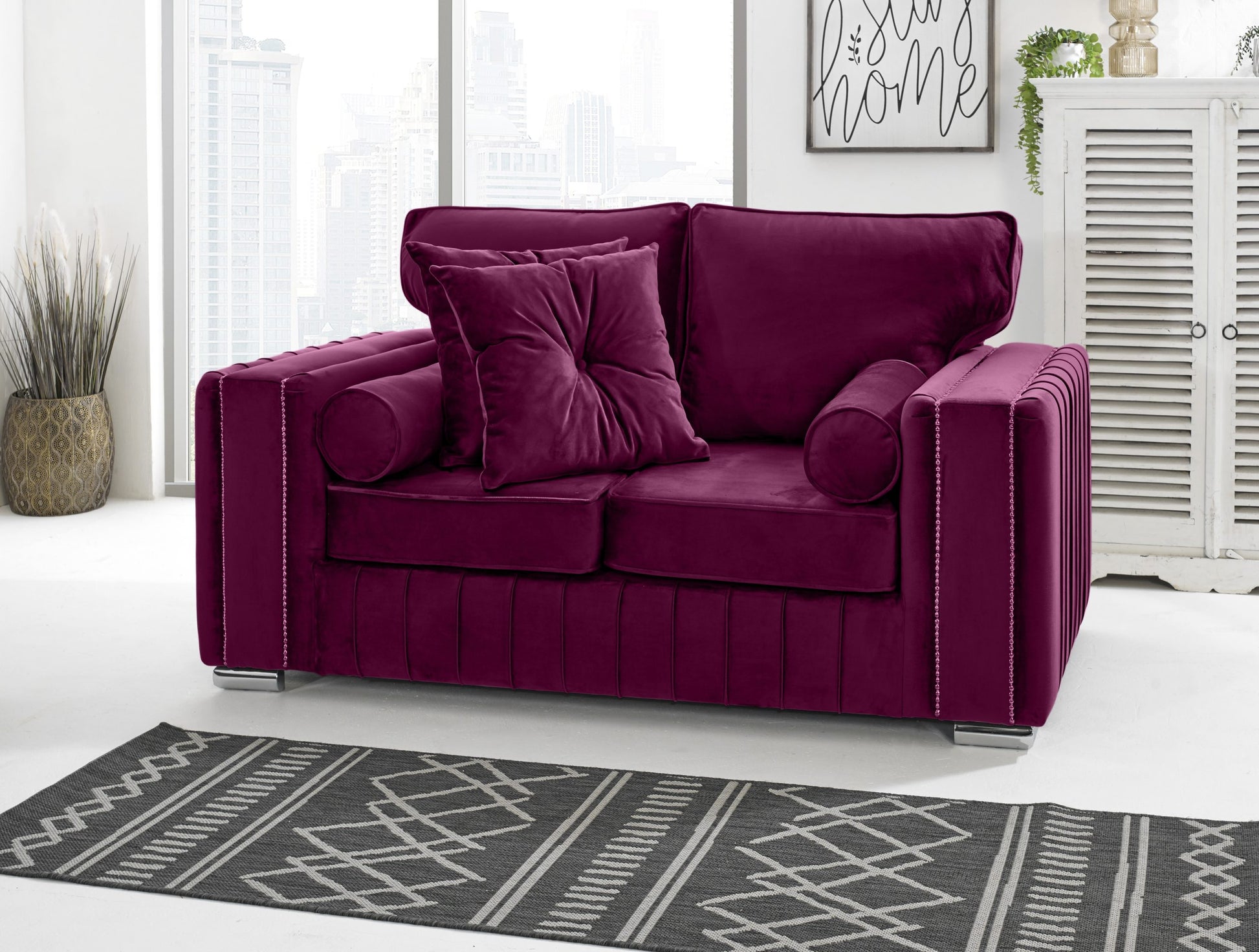 SOFA WORLD 2956311441-CLARET