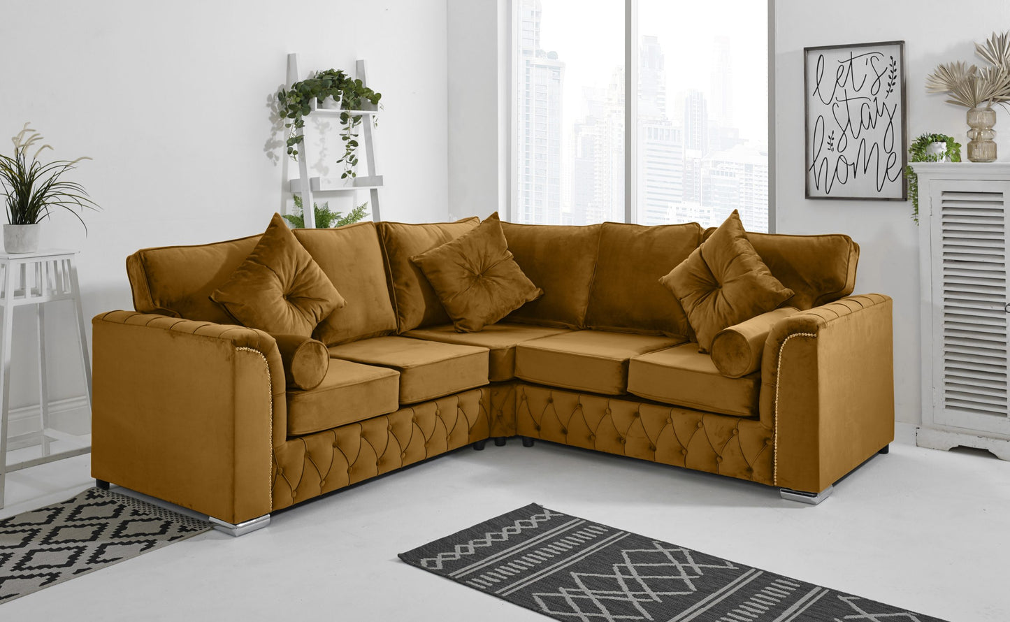 SOFA WORLD 2956311454-BURNT ORANGE