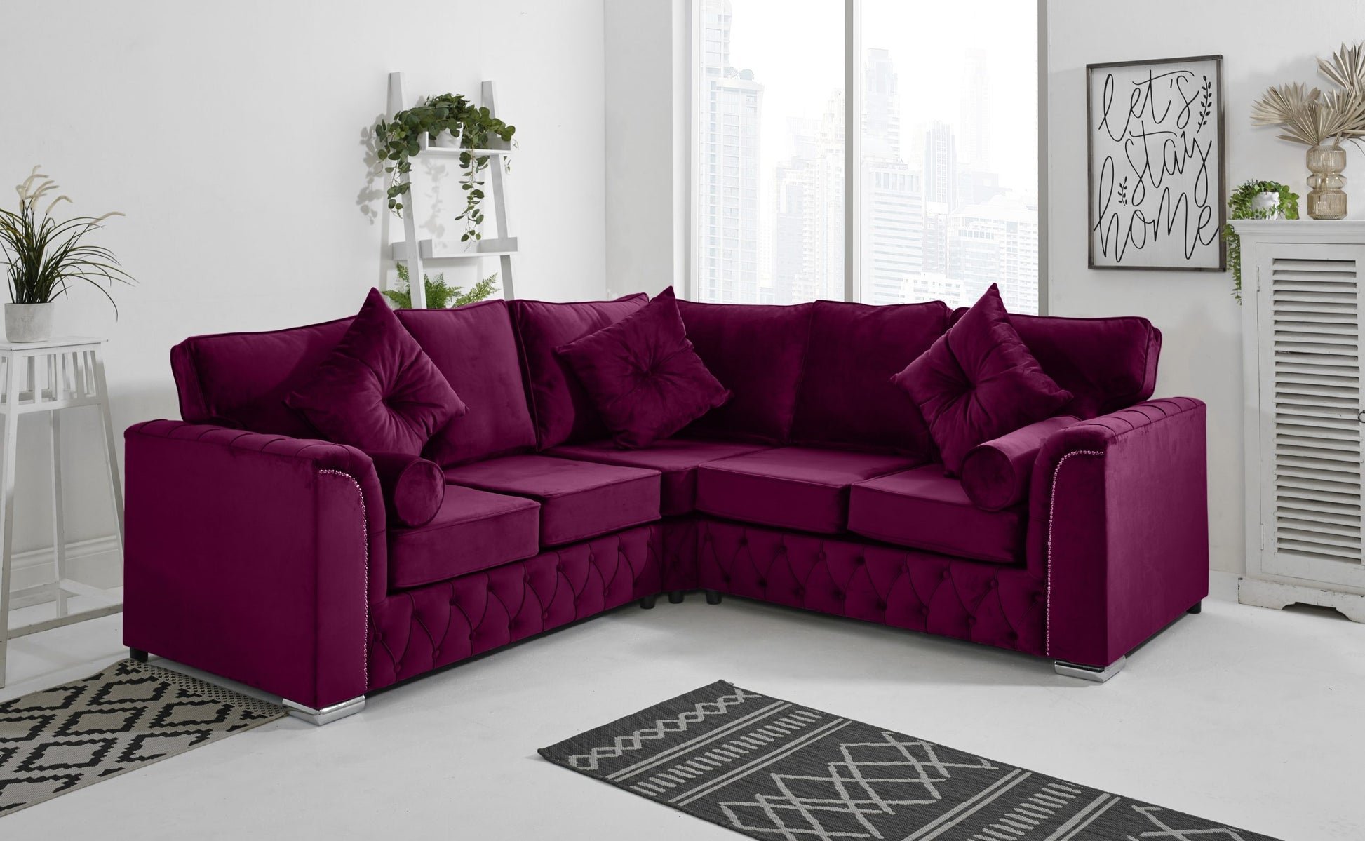 SOFA WORLD 2956311454-CLARET