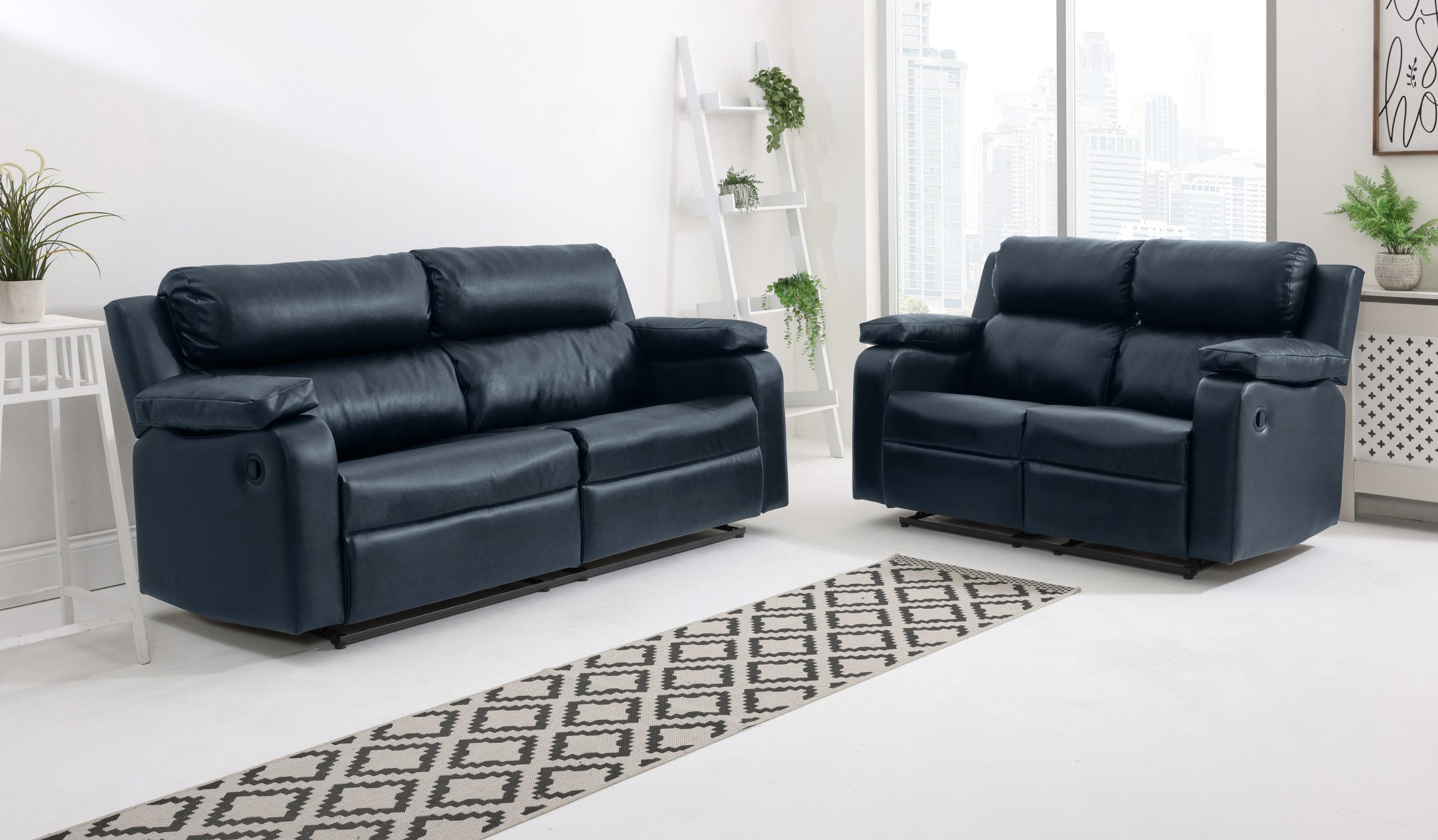 Shop Bolero 3+2 Leather Recliners Sofa at Sofa World Live in