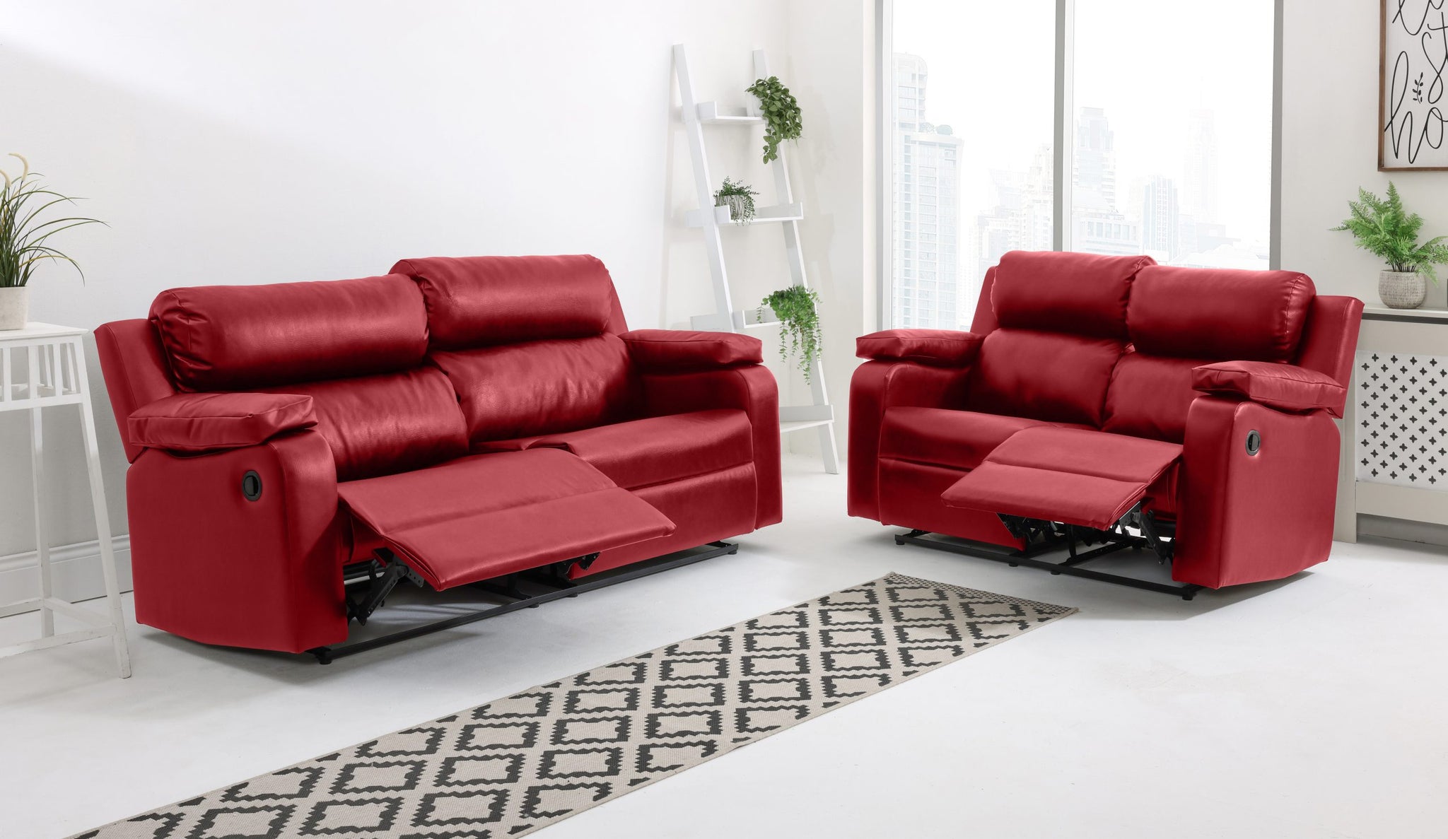 Shop Bolero 3+2 Leather Recliners Sofa at Sofa World Live in