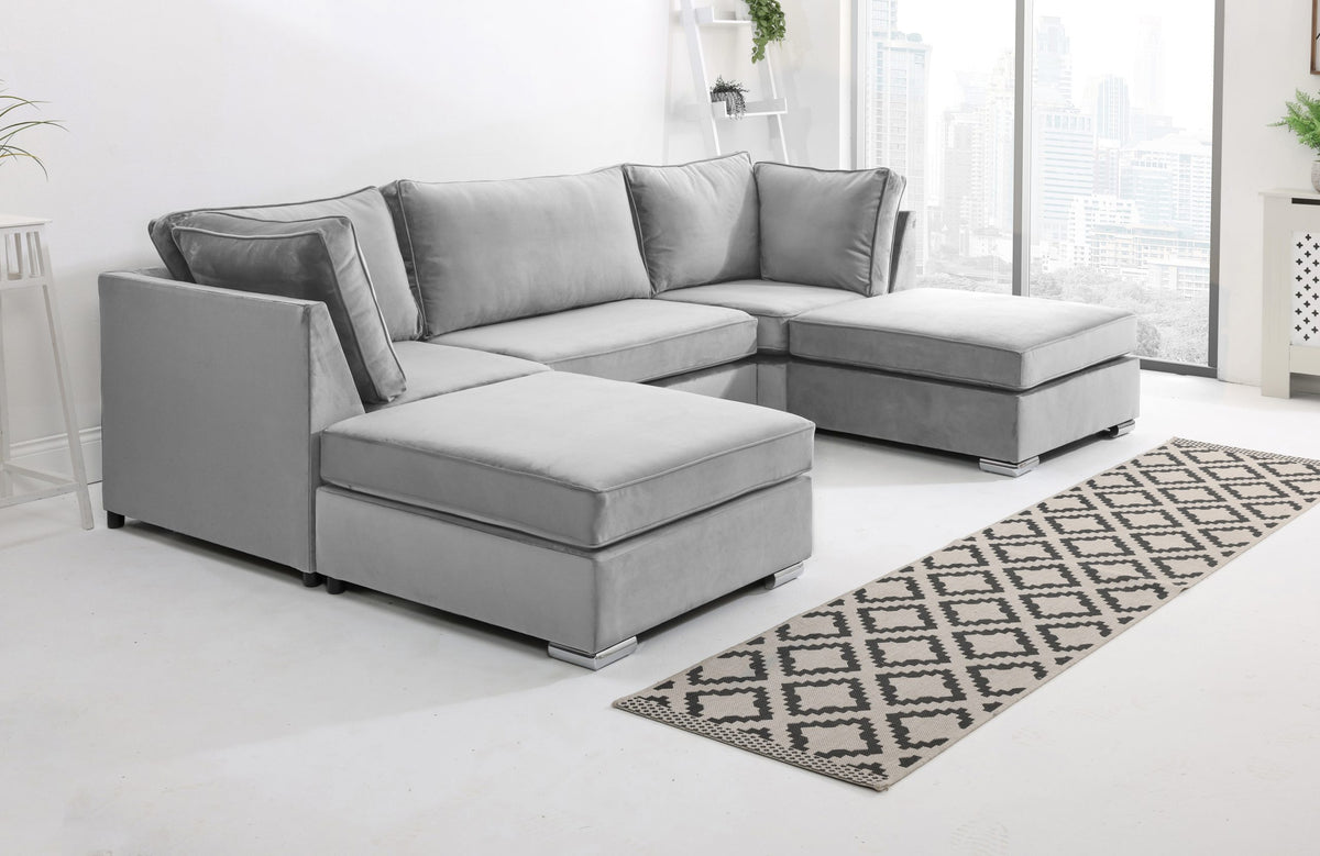 SOFA WORLD. 29780462-SILVER