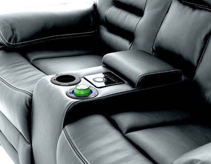 Omanto - 2 Seater - Leather Recliner