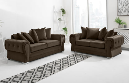 Verona Plush 3+2 Scatterback