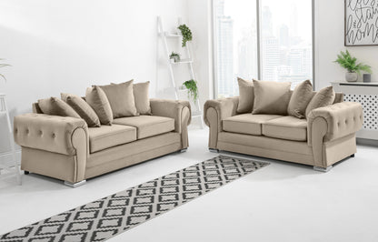 Verona Plush 3+2 Scatterback