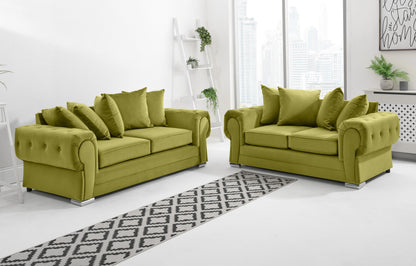 Verona Plush 3+2 Scatterback