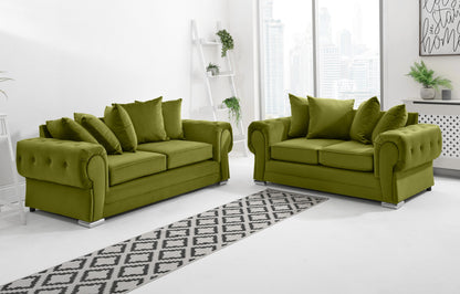 Verona Plush 3+2 Scatterback