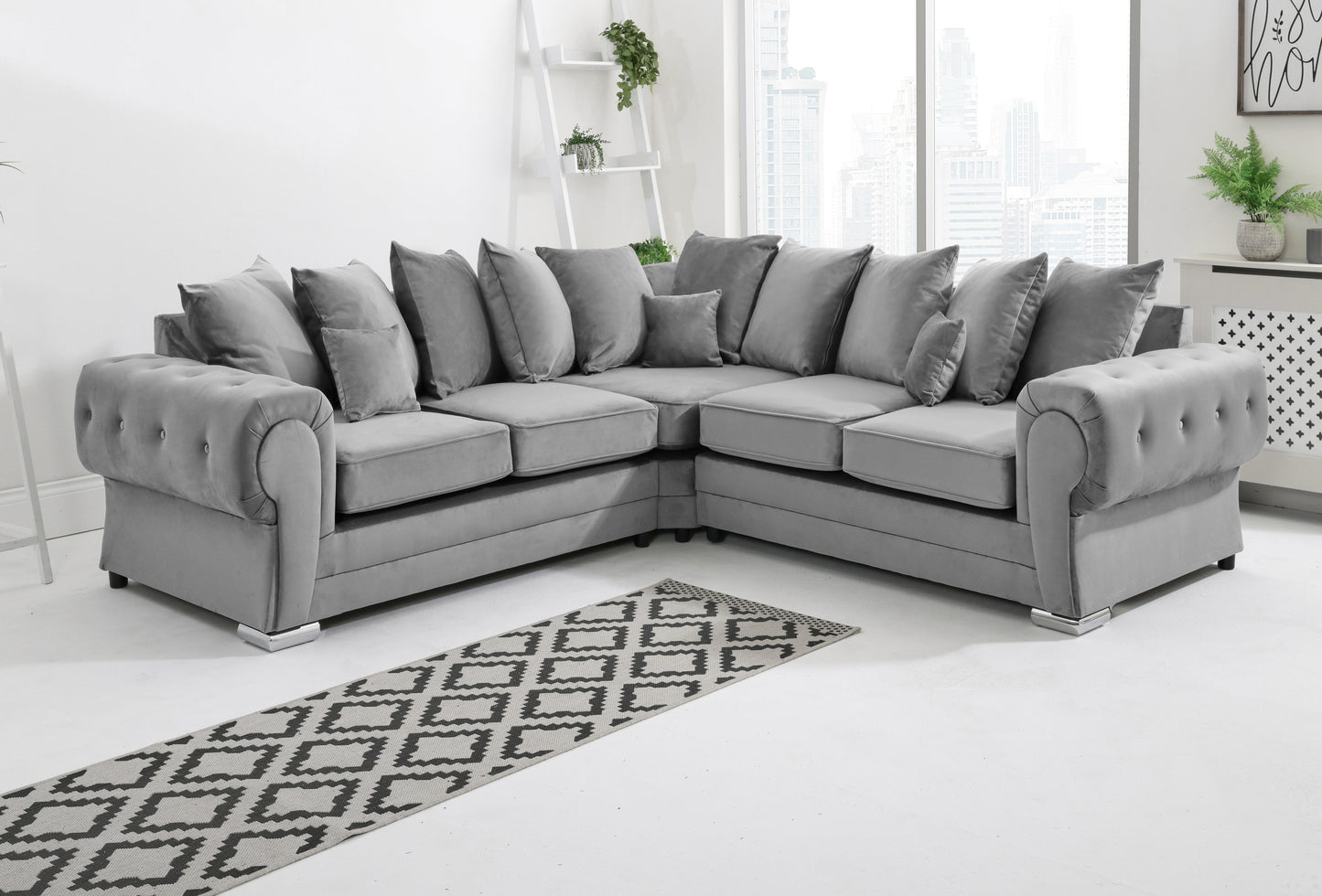 Verona Plush Corner Scatterback