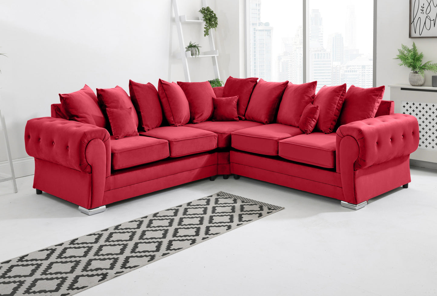 Verona Plush Corner Scatterback