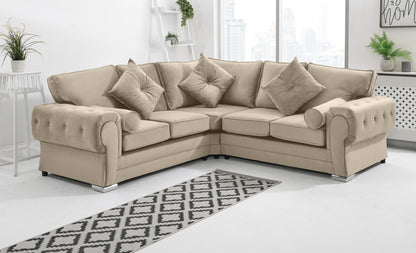 Verona Plush Corner Fullback + Extra Cushions