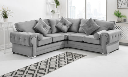 Verona Plush Corner Fullback + Extra Cushions